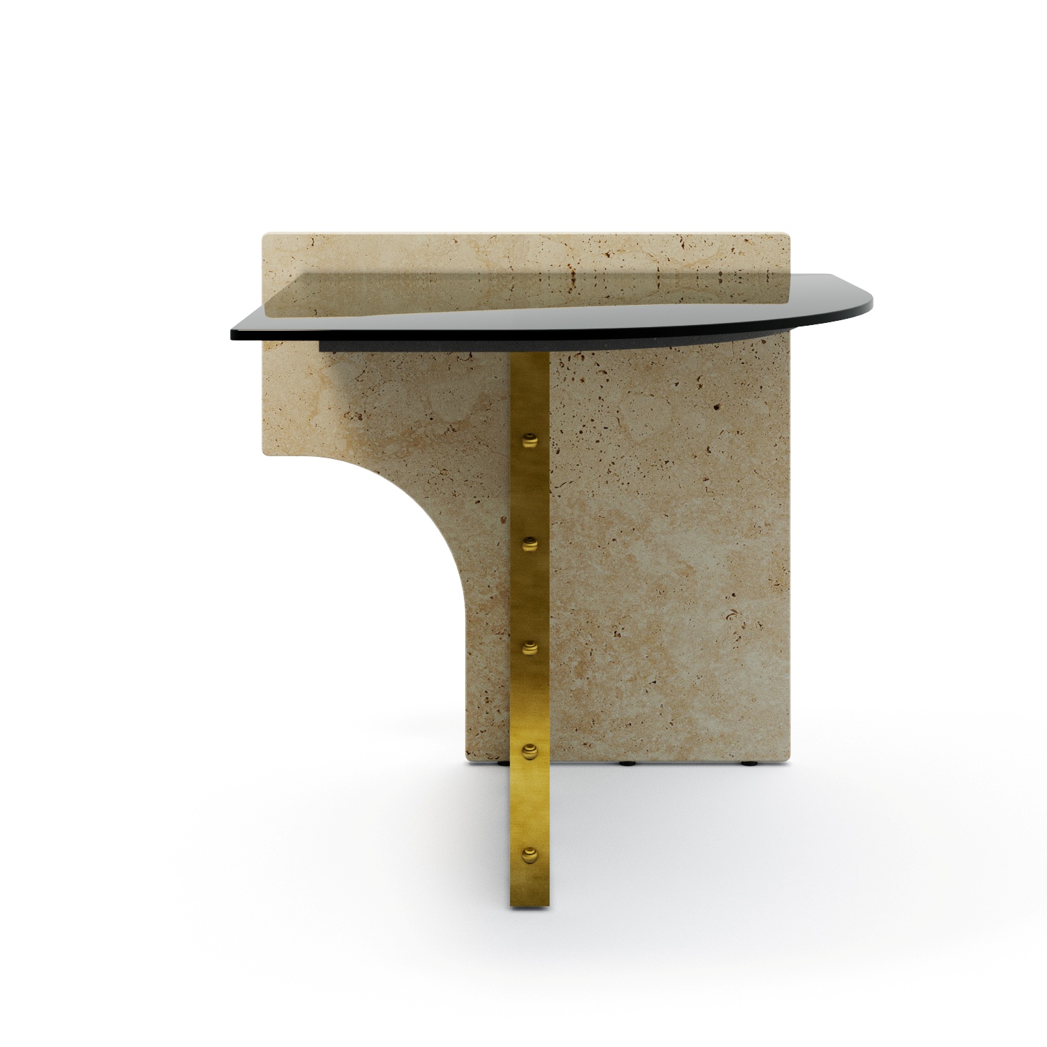 Shield - Tavolino basso sagomato